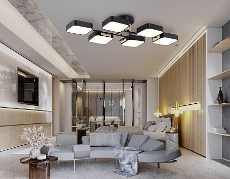 Люстра потолочная светодиодная Ambrella light FL4887