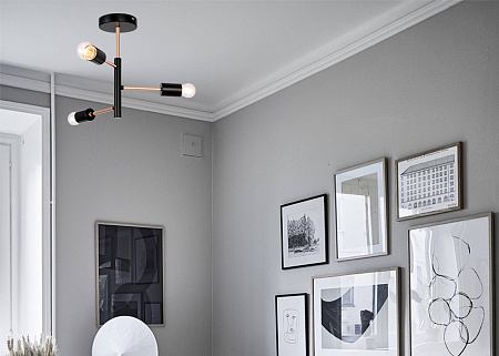 Светильник потолочный Freya Matis FR4010CL-03GB