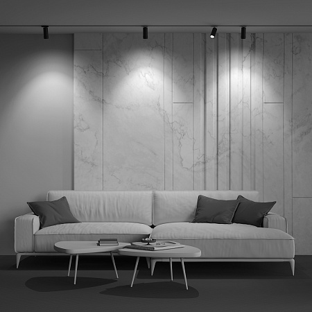 Трековый однофазный светодиодный светильник Maytoni Unity Focus LED  TR021-1-124K-Z-B