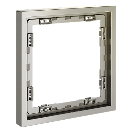 Рамка пластиковая VOLTUM S70 на 1 пост, (шелк) VLS100104