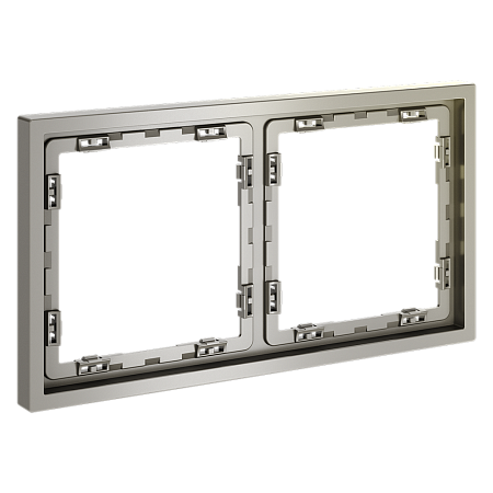 Рамка пластиковая VOLTUM S70 на 2 поста, (шелк) VLS100204 Рамка пластиковая VOLTUM S70 на 2 поста, (шелк) VLS100204