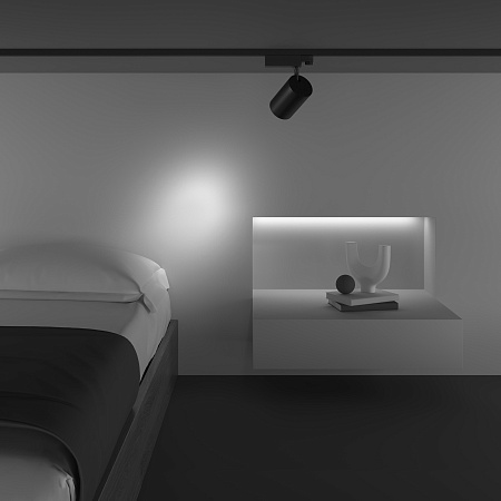 Трековый трехфазный светодиодный светильник Maytoni Trinity Vuoro TR029-3-20W3K-S-B