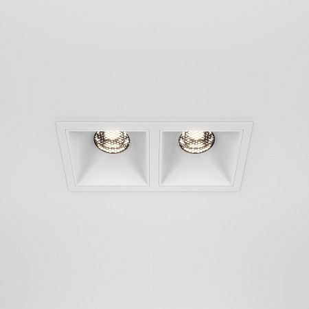 Светильник встраиваемый Maytoni Alfa LED DL043-02-10W4K-D-SQ-W