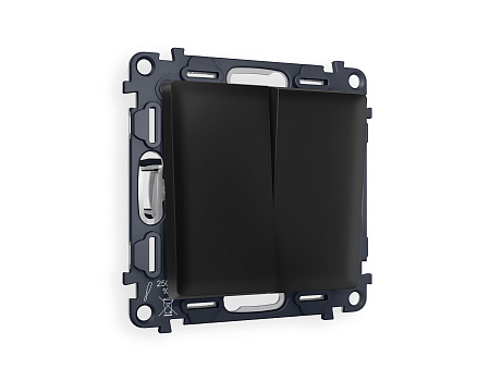 Комплект механизма 2-клавишного перекрестного выключателя 10A-250V Ambrella Volt Alfa MA803030