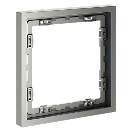 Рамка пластиковая VOLTUM S70 на 1 пост, (сталь) VLS100105