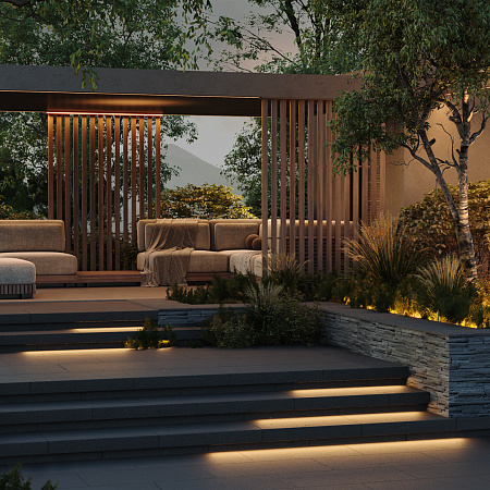 Гибкий неон 10 Вт/м 4000К 24V IP20 Maytoni Изгиб вдоль оптической оси 432017