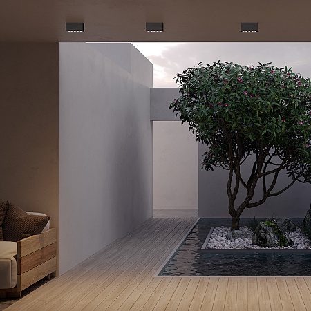 Уличный архитектурный светодиодный светильник Maytoni Ares O309CL-L10GF3K