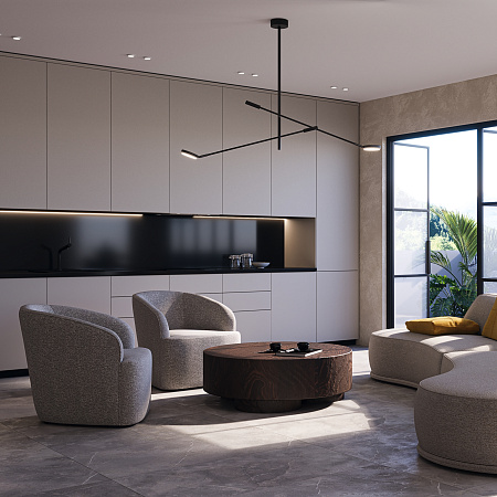 Люстра на штанге светодиодная Maytoni Fad MOD070CL-L15B3K1 Люстра на штанге светодиодная Maytoni Fad MOD070CL-L15B3K1