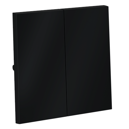 Клавиши для выключателя/переключателя двухклавишного Voltum S70 (графит) VLS000307 Клавиши для выключателя/переключателя двухклавишного Voltum S70 (графит) VLS000307