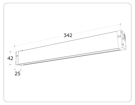 Трековый магнитный диммируемый светодиодный светильник Ambrella light Magnetic 220V GL1271