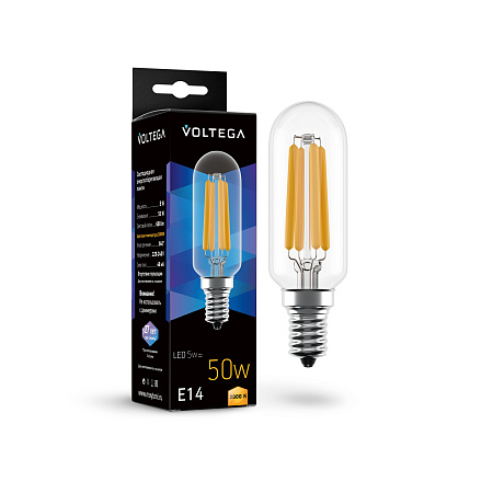 Лампа филаментная E14 5W 3000K Voltega 7266