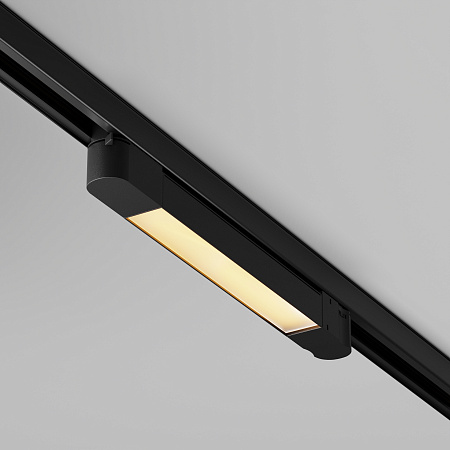 Трековый трехфазный светодиодный светильник Maytoni Trinity Basis TR196-3-10W2.7K-B Трековый трехфазный светодиодный светильник Maytoni Trinity Basis TR196-3-10W2.7K-B