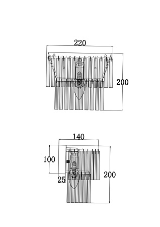Настенный светильник Maytoni Colonne MOD093WL-01BS