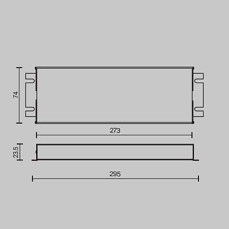 Блок питания TRIAC 300Вт 24В IP67 Maytoni Lighting control 734005