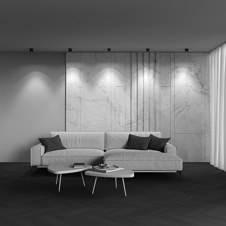 Светильник потолочный светодиодный Maytoni Alfa LED C065CL-8W4K-SQ-B