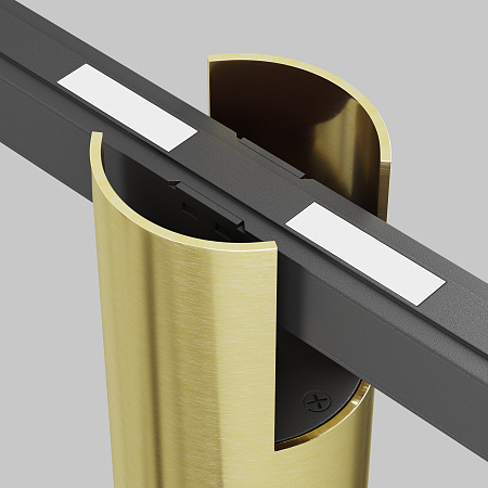 Трековый магнитный светодиодный светильник Maytoni Exility Alfa TR122-2-7W3K-BS