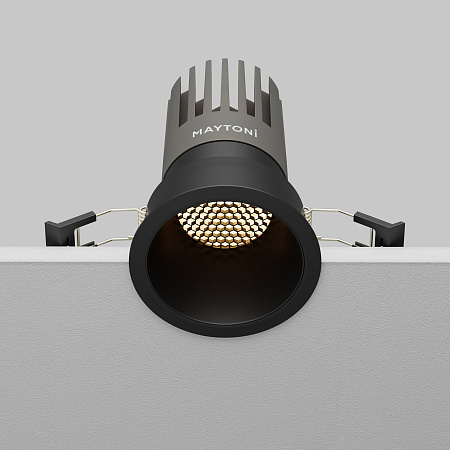 Светильник встраиваемый светодиодный Maytoni Dip DL118-15W-3K-B