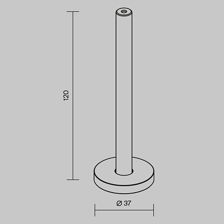 Крепление настенное/потолочное Maytoni LEVITY TRA184CW-R-11B