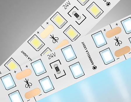 Светодиодная лента GS3603 2835 204Led 20W 24V IP20 6500K GS GS3603