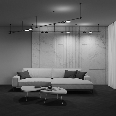 Трековый магнитный светодиодный светильник Maytoni Flarity Plato TR153-1-10W3K-B Трековый магнитный светодиодный светильник Maytoni Flarity Plato TR153-1-10W3K-B