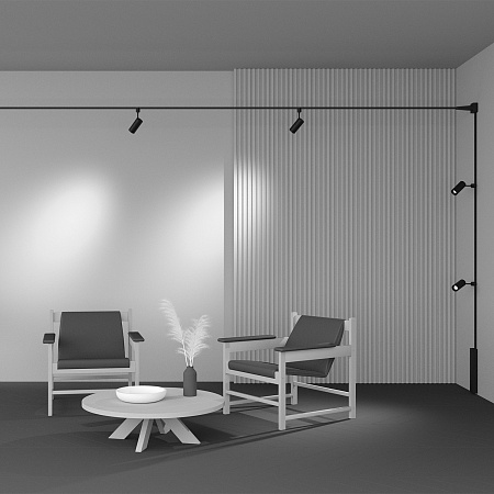 Трековый однофазный светодиодный светильник Maytoni Elasity Focus Led TR163-1-15W3K-M-B