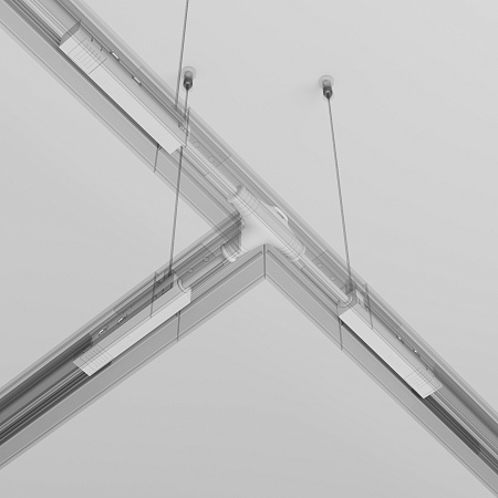 Коннектор питания Т-образный для магнитного шинопровода Maytoni Exility TRA034CWT-42W