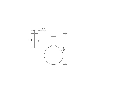 Бра Freya Globo FR5175WL-01BS Бра Freya Globo FR5175WL-01BS