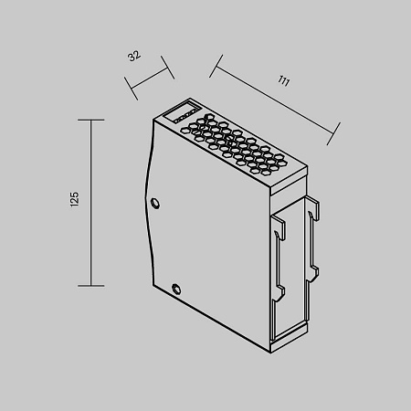 Блок питания 24В 75W Maytoni Led Strip 821011