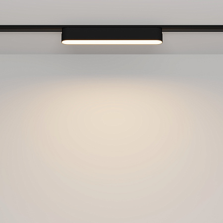 Трековый магнитный однофазный светодиодный светильник Maytoni Radity TR080-1-12W3K-B