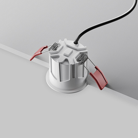 Светильник встраиваемый светодиодный Maytoni Alfa LED DL043-01-10W3K-RD-W-1