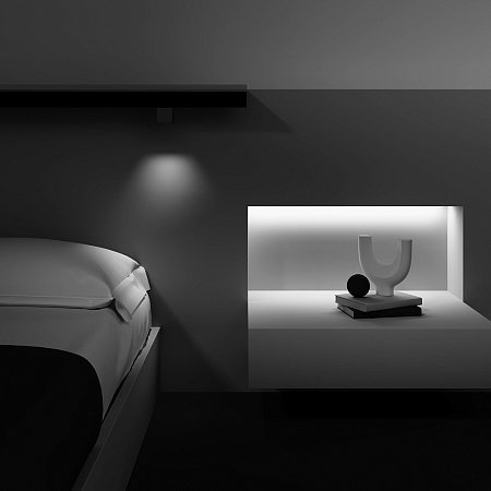 Трековый магнитный светодиодный светильник Maytoni Exility Alfa S TR133-2-7W4K-BS