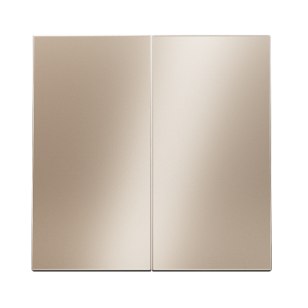 Клавиши для выключателя/переключателя двухклавишного Voltum S70 METAL (платина) VLSM000310