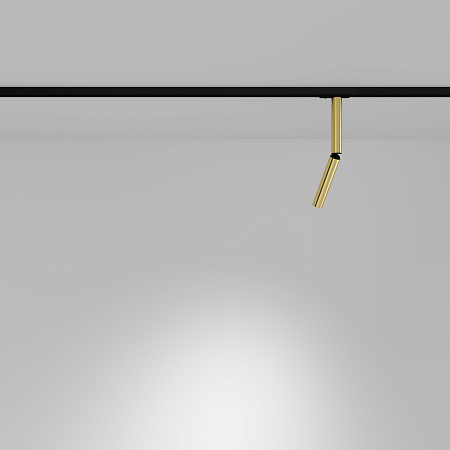 Трековый однофазный светодиодный светильник  Maytoni Unity Focus T TR142-1-6W4K-BS