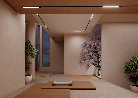 Трековый магнитный однофазный светодиодный светильник Maytoni Basis Gravity TR074-2-7W4K-B