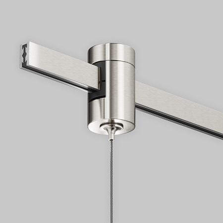 Коннектор с тросовым подвесом Tau в шинопровод платина Maytoni Tau TRA154SW-1PT