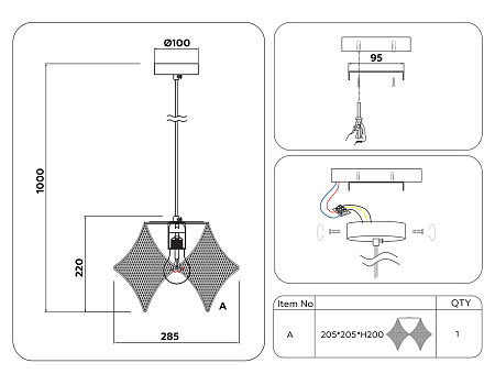 Подвесной светильник Traditional TR8420