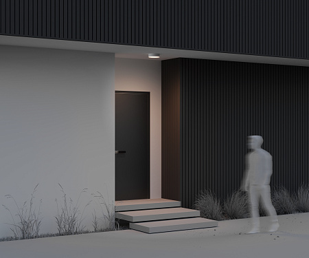 Уличный потолочный светодиодный светильник Maytoni Zon IP O431CL-L30W3K