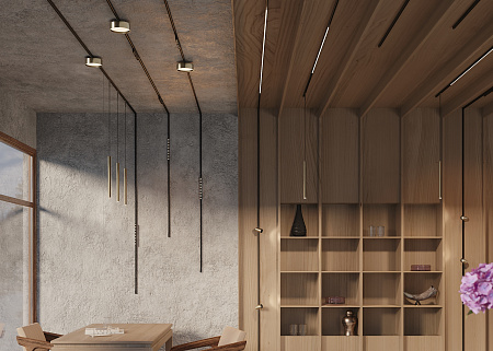 Трековый магнитный светодиодный светильник Maytoni Levity Points TR193-1-5W3K-M-B