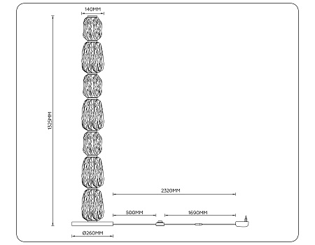 Торшер светодиодный High light LH30112 Торшер светодиодный High light LH30112