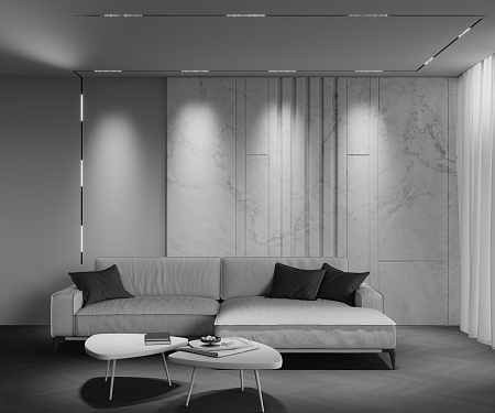 Трековый магнитный светодиодный светильник Maytoni Exility X Points TR241-2-6W3K-B