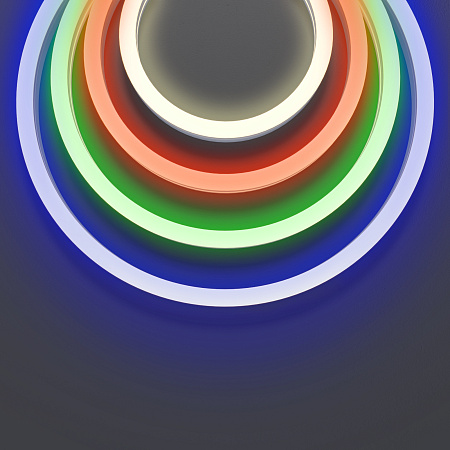 Гибкий неон 12Вт/м 4000К 24V IP67 Maytoni Изгиб поперек оптической оси 432004