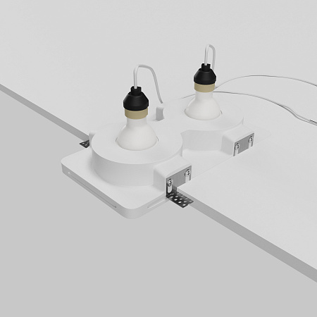 Сетильник встраиваемый Maytoni Gyps Modern DL002-GU10-02-W