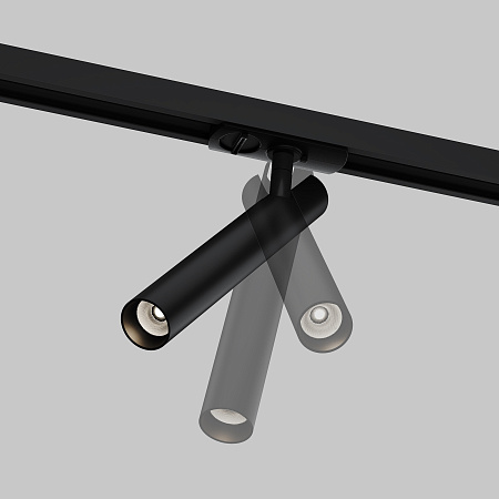 Трековый однофазный светодиодный светильник  Maytoni Unity Focus T TR141-1-6W3K-M-B