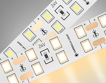 Светодиодная лента GS3601 2835 204Led 20W 24V IP20 3000K GS GS3601