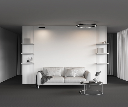 Радиусный профиль 35x35 Ø800мм 1/8 круга Maytoni ALM-3535R-B-D-45°-0.8M