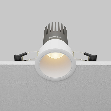 Светильник встраиваемый светодиодный Maytoni Dip DL116-10W-3K-W
