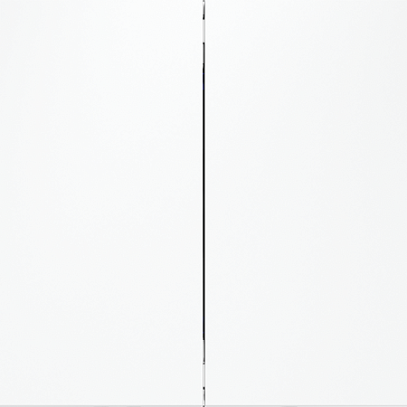 Выключатель с самовозвратом встраиваемый VOLTUM S70 двухклавишный (белый матовый) VLS020602