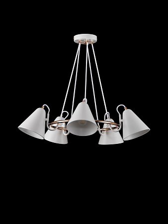 Люстра подвесная Freya Falke Market FR8001PL-05WG Люстра подвесная Freya Falke Market FR8001PL-05WG