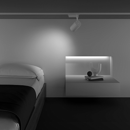 Трековый однофазный светодиодный светильник Maytoni Unity Vuoro TR003-1-15W3K-W-W Трековый однофазный светодиодный светильник Maytoni Unity Vuoro TR003-1-15W3K-W-W