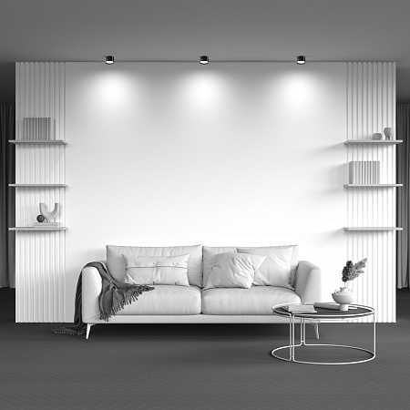 Светильник потолочный Maytoni Hoop C086CL-GX53-SRD-B